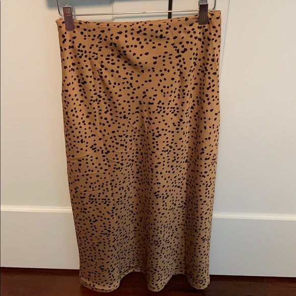 LIT boutique Satin print midi skirt - Picture 4 of 4